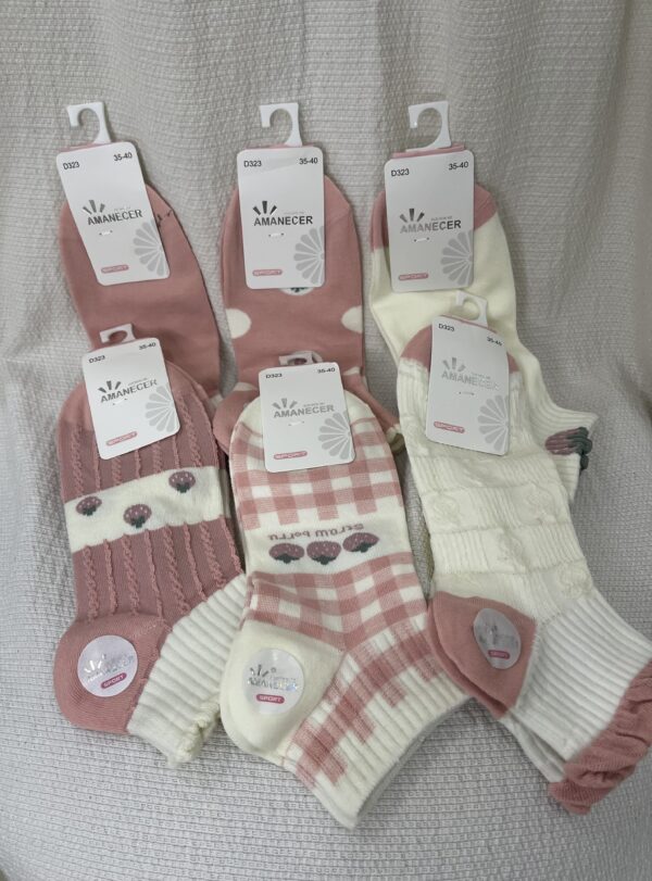 Pack x6 Medias Surtidas- Amanecer "Pack Rosie"